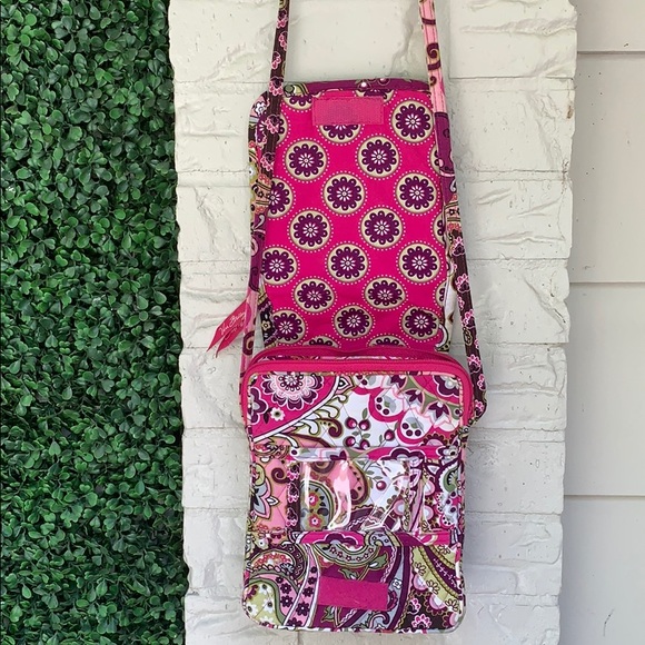 Vera Bradley Bags | Vera Bradley Mini Hipster In Very Berry Paisley